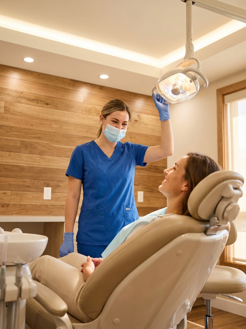 Patient consulting with dentist at Wendroff & Bloom Dental in Boca Raton